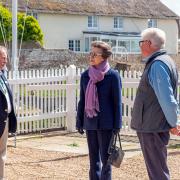 Her Royal Highness The Princess Royal paid a visit to Chichester Harbour Area of Outstanding Natural Beauty on May 12, 2021