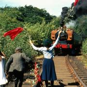An iconic scene in The Railway Children filmed on the Keighley & Worth Valley Railway