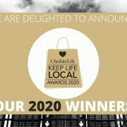 We are thrilled to announced our Cheshire Life Keep Life Local award winners 2020