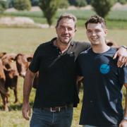Paul Dart has welcomed his son Jack onto the farm. Photo: Matt Austin