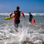 RNLI lifeguards are returning to Devon beaches. Photo: RNLI/Lewis Timson