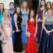 The leavers gather for a final photocall