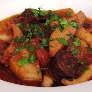 Cuttlefish and chorizo stew