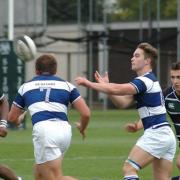The 1st XV in action