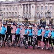 Annual charity bike ride to Buckingham Palace