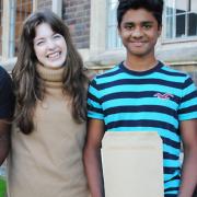 Stockport Grammar students celebrate GCSE results