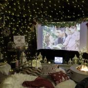 Get into the spirit of the season by making yourself a Wayfair Christmas cinema room. Photo: David Giles