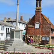 Aldeburgh's War Memorial honours the men and women of the twon who fell in two world wars. Image: Andrew Mutimer