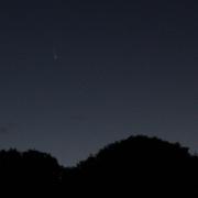 Comet NEOWISE seen  from Wimborne on July 13 at 3.47am Photo by Bob Mizon