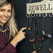 Danielle with some of her jewellery