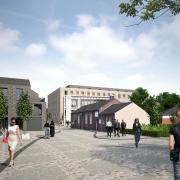 An artists impression of how Church Wharf will look