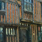 De Vere House in Lavenham which became Godric's Hollow, the birthplace of Harry Potter in the film. Photo: Lindsay Want