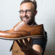 Marco with one of his Whalley designed brogues