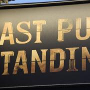 The sign at the Last Pub Standing, newly opened in King Street (photo: Denise Bradley)
