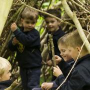 Pupils enjoy Forest School sessions at Taverham Hall School