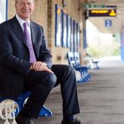 Michael Portillo officially opens the refurbished King's Lynn Station in July 2014. Picture: Matthew Usher.