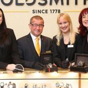 Lisa Gilbert, Mark Betteridge, Sarah Parker and Stacey Fletcher from the Goldsmiths Derby showroom Picture: Alex Cantrill-Jones / ACJ Media