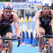 The Brownlee Brothers competing at the Olympics  Photo: Graham Beardley