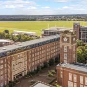 Dream views from the York penthouse which overlooks the city\'s racecourse