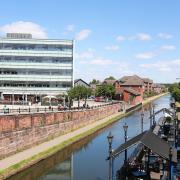 Bridgewater Canal as it flows through Sale