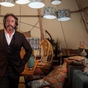 Laurence in Maxi\'s Tipi at The Dial House
