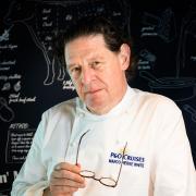 Chef Marco Pierre White in the Cookery Club on board P&O Cruises\' flagship, Britannia.
Picture date: Monday June 18, 2018.
Photograph by Christopher Ison (C)
07544044177
chris@christopherison.com
www.christopherison.com