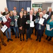 All the award winners gathered at the CPRE Gloucestershire Awards Presentation Ceremony