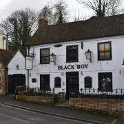 The Black Boy is a popular pub in Winchester, Hampshire.