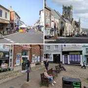 Christchurch (top left), Bridport (bottom) and Dorchester were nominated on the best places to live in England list