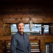 Singing superstar Daniel O’Donnell in the recording studio
