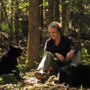 Gordon Buchanan during the filming of The Bear Family and Me, Minnesota, 2010