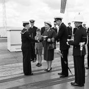 Queen Elizabeth II and Prince Charles visiting which ship in Weymouth? (Photo: Trinity Mirror/Mirrorpix/Alamy Stock Photo)
