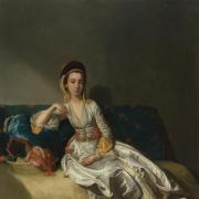 Nancy Parsons in Turkish dress, ca. 1771, by George Willison. (Photo: Yale Center for British Art, Paul Mellon Collection)