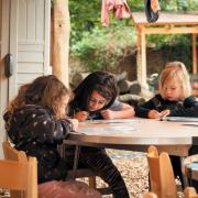 Learning outdoors with Liberty Woodland School