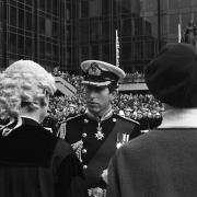 Prince Charles receiving receiving Freedom to the City in Portsmouth in 1979. Image: Alamy