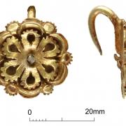 Post-medieval dress hook found in Chilthorne Domer in 2019. Photo: Somerset County Council shared under Creative Commons licence: CC BY 2.0