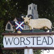 Worstead village sign. Picture: DENISE BRADLEY
