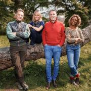 BBC Springwatch presenters: Chris Packham, Michaela Strachan, Iolo Williams and Gillian Burke
