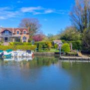 The property owns the freehold of the river bed and moorings
