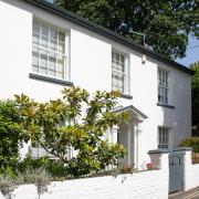 Poplar Cottage is a Georgian house at the end of a row of houses in Budleigh Salterton. Photo: Luxury Coastal