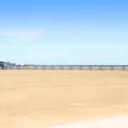 Southport pier and the vast beach. Photo: Getty Images