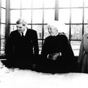 Aneurin Bevan's (second left) visiting Park Hospital, Davyhulme, Manchester, now named Trafford General Hospital