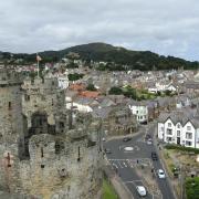 Conwy Castle, built to dominate the landscape. (c) James Balme