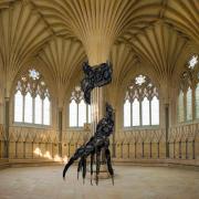 An interpretation of how Nicola Turner's work, Uninvited Guest from the Unremembered Past, will look in the Chapter House. Photo: Nicola Turner