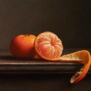Mandarins (2023), oil painting by Albert Kechyan, £2,369.07, artfinder.com
