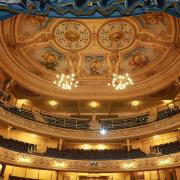 The spectacular ceiling of the Grand Theatre. Photo: Kirsty Thompson