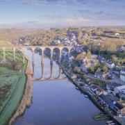Calstock viaduct is an impressive structure within the village. Image: Tobi O'Neill