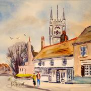 High Street: Included in many of John Constable’s masterpieces, St. Marys Church looks over Dedham’s High Street