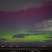 The northern lights over Morecambe Bay. PHOTO: Dean Vallance