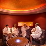 ladies chatting in a spa room